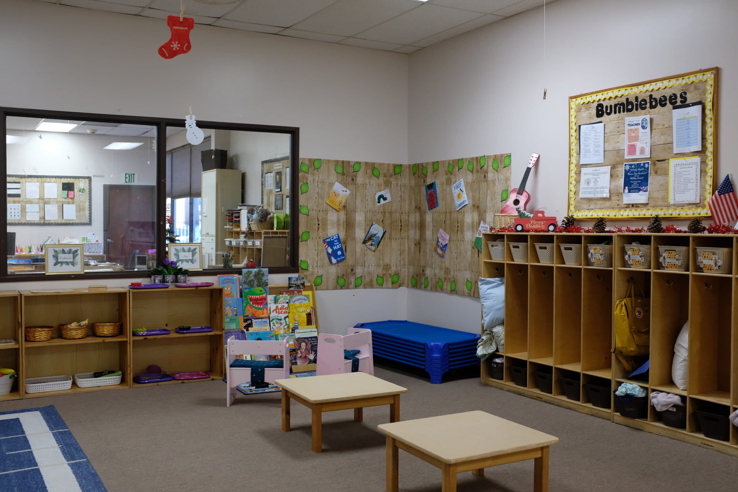 Classroom setup at Mission Viejo Montessori